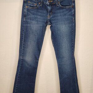 Levi’s 524 Too Superlow Bootcut Jeans – Size 5M – Dark/Medium Wash